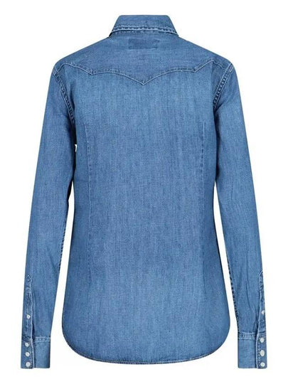 women s denim shirt 211945848001 - POLO RALPH LAUREN - BALAAN 2