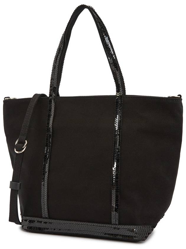 Canvass Cabas Tote Bag Black - VANESSA BRUNO - BALAAN 3