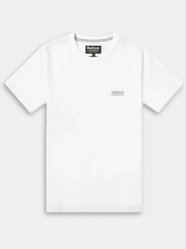 Men's International Small Logo Short Sleeve T-Shirt White - BARBOUR - BALAAN 2