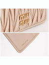 Matelasse Nappa Leather Card Wallet Pink - MIU MIU - BALAAN 6