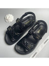 Sandals Lambskin Black - CHANEL - BALAAN 2