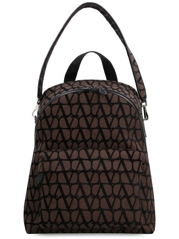 Garavani Toile Iconograph Backpack Brown - VALENTINO - BALAAN 6