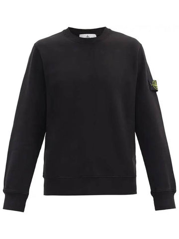 Stone Island Compass Waffen Logo Sleeve Brushed Cotton Sweatshirt Sweatshirt - STONE ISLAND - BALAAN 1