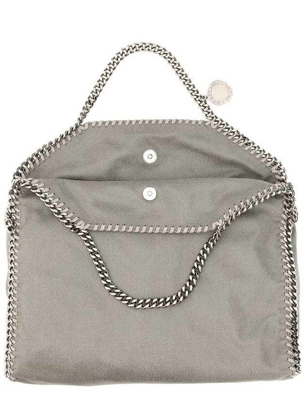 Silver Falabella Fold Over Tote Bag Light Gray - STELLA MCCARTNEY - BALAAN 12