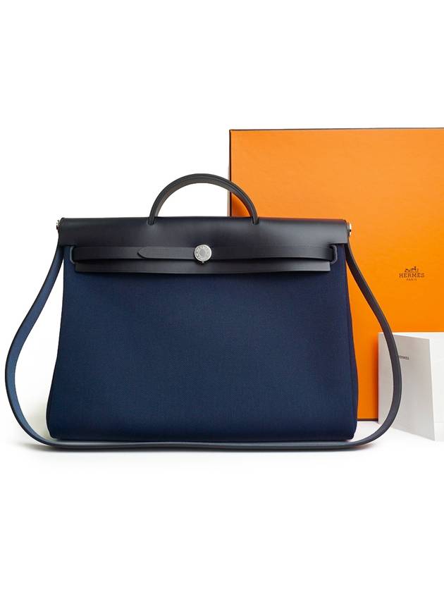 Herbag Messenger 39 Tote Bag Marine - HERMES - BALAAN 2