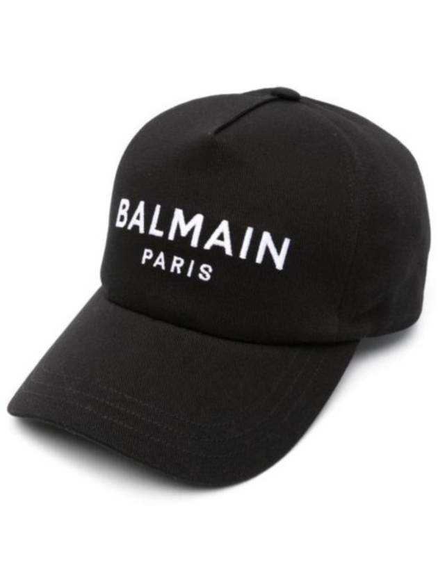 Balmain Paris Logo Cotton Ball Cap CF1XA015 CB24EAB - BALMAIN - BALAAN 1