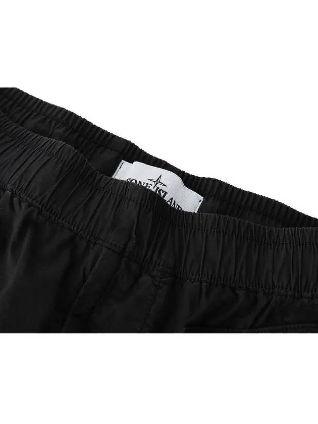 Wappen Logo Straight Pants Black - STONE ISLAND - BALAAN 4