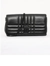 Women's Lola Detachable Strap Quilted Leather Long Wallet Black - BURBERRY - BALAAN 3