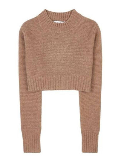 Kaya Cashmere Knit Top Brown - MAX MARA - BALAAN 2