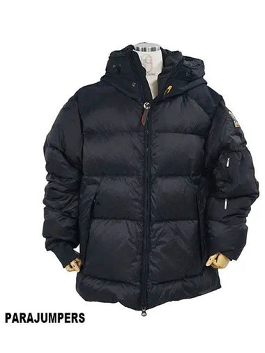 Men s Tyreek Bomber Down Padded Hooded Jacket Black 24WMPMPUEN020710 - PARAJUMPERS - BALAAN 1