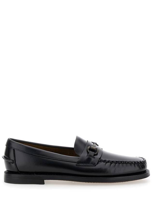 'Joe' Black Pull-On Loafers With Horsebit Detail In Leather Man - SEBAGO - BALAAN 1