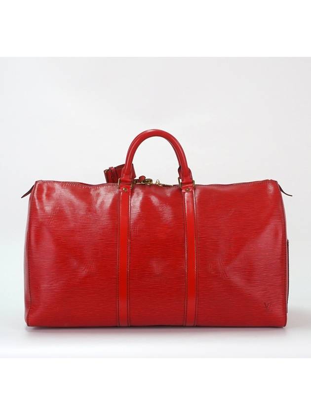 Epi Red 50 Boston Travel Bag - LOUIS VUITTON - BALAAN 5