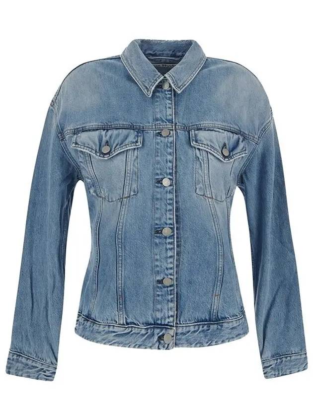 Regular Fit Denim Jacket Light Blue - ACNE STUDIOS - BALAAN 2