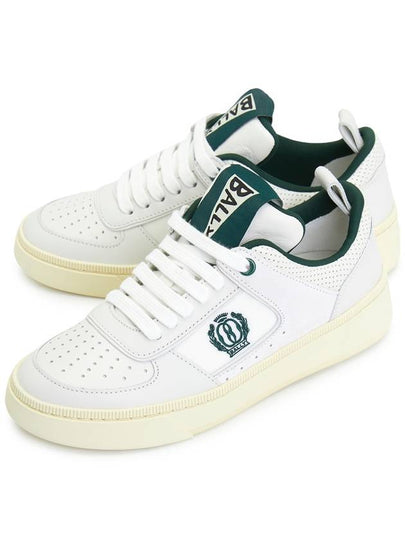 Riweira Low-Top Sneakers Green White - BALLY - BALAAN 2