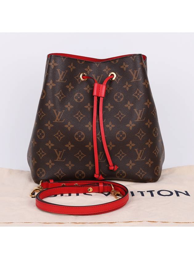 Neonoe MM Red Bucket Shoulder Bag M44021 - LOUIS VUITTON - BALAAN 10