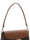 Fleur Small Logo Color Block Cross Bag Black Brown - MICHAEL KORS - BALAAN 8