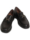 Gancini Ornament Moccasin Loafers Black - SALVATORE FERRAGAMO - BALAAN 8