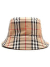 Vintage Check Technical Bucket Hat Beige - BURBERRY - BALAAN 3