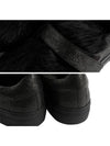 Fur Panel Low-Top Sneakers Black - MONCLER - BALAAN 7