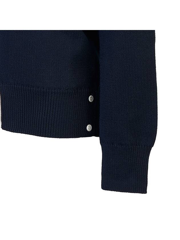 Thome Browne 4 Bar Cardigan Navy - THOM BROWNE - BALAAN 8