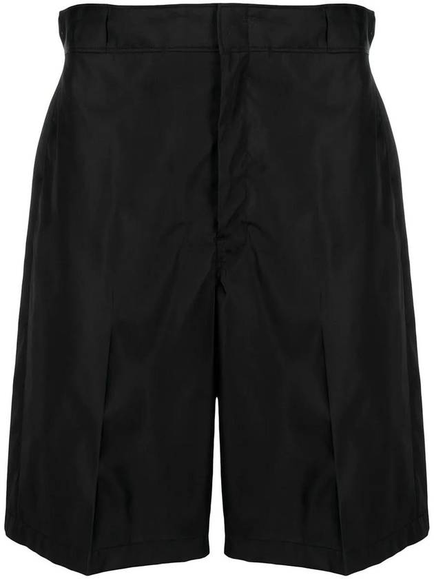 Re Nylon Bermudas Shorts Black - PRADA - BALAAN 2