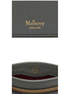 Classic Grain Leather Zipped Card Holder Charcoal - MULBERRY - BALAAN 4