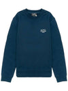 Rider Chest Small Logo Sweatshirt Navy - A.P.C. - BALAAN 3