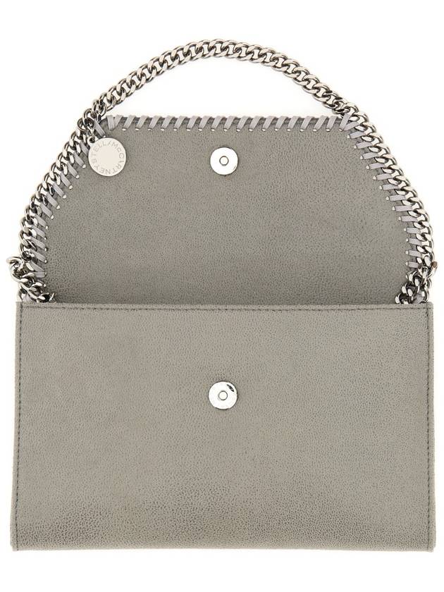 silver Falabella mini shoulder bag light gray - STELLA MCCARTNEY - BALAAN 8