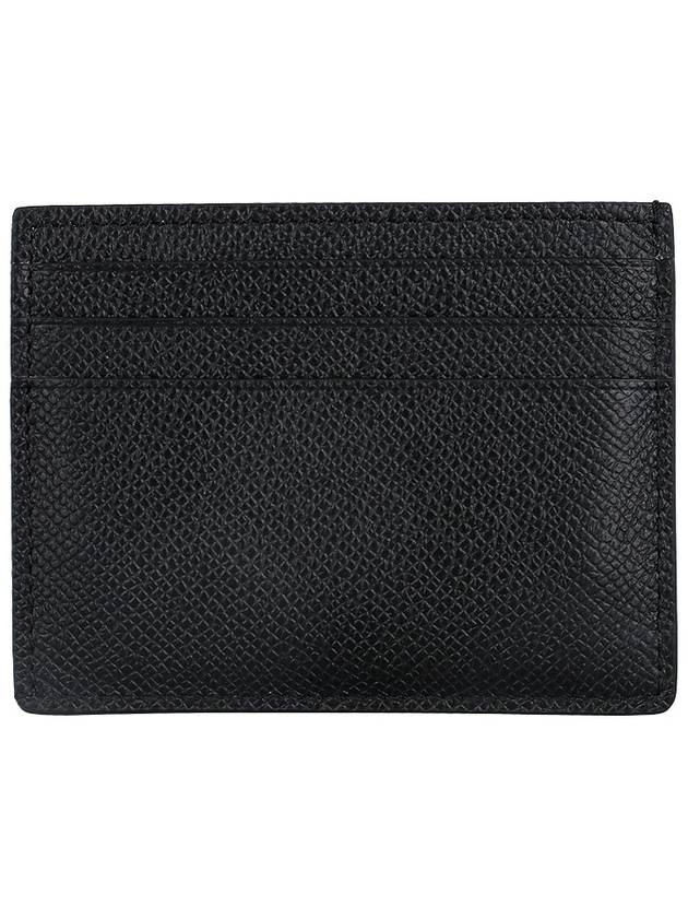 T Line Classic Logo Leather Card Wallet Black - TOM FORD - BALAAN 4