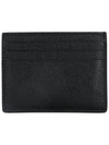 T Line Classic Logo Leather Card Wallet Black - TOM FORD - BALAAN 4