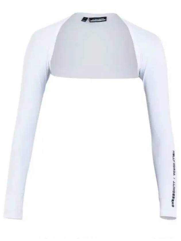 Logo Long Sleeve T-Shirt White - J.LINDEBERG - BALAAN 2