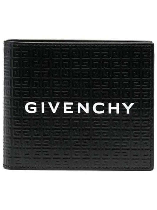 4G Calfskin Leather Half Wallet Black - GIVENCHY - BALAAN 2