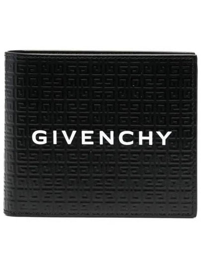 4G Calfskin Leather Half Wallet Black - GIVENCHY - BALAAN 2