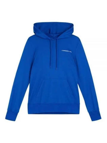 Vice Logo Relaxed Fit Hoodie Blue - J.LINDEBERG - BALAAN 1