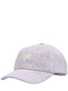 Tyrone Logo Ball Cap Lilac CQ001XHA A1C10J 86CL - ISABEL MARANT - BALAAN 2