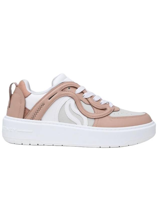 S-Wave 1 Contrast Low Top Sneakers White - STELLA MCCARTNEY - BALAAN 1