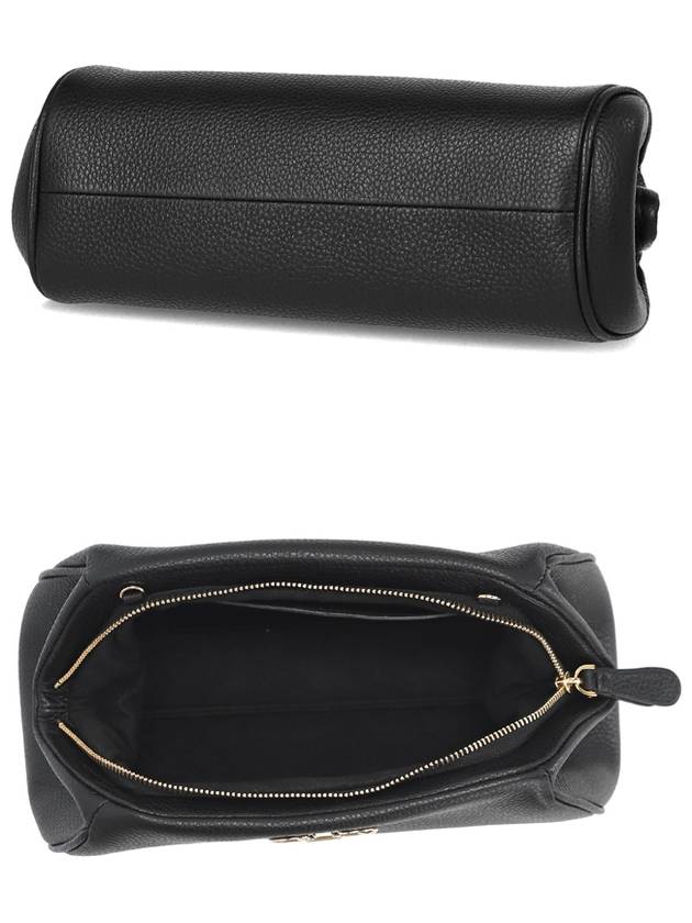 Gancini Leather Mini Bag Black - SALVATORE FERRAGAMO - BALAAN 6