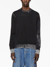 K Larence B Knit Top Black - DIESEL - BALAAN 5