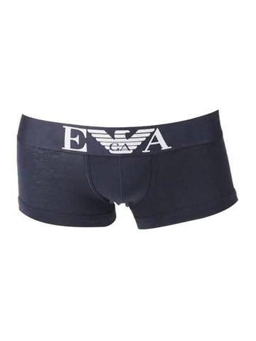 Logo Cotton Panties Navy - EMPORIO ARMANI - BALAAN 1