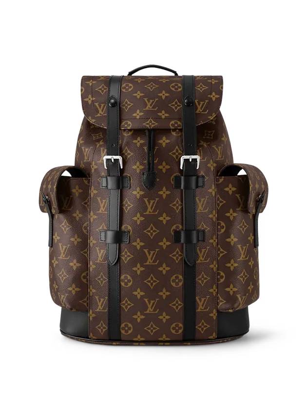 Christopher MM Monogram Macassar Canvas Backpack Brown - LOUIS VUITTON - BALAAN 2