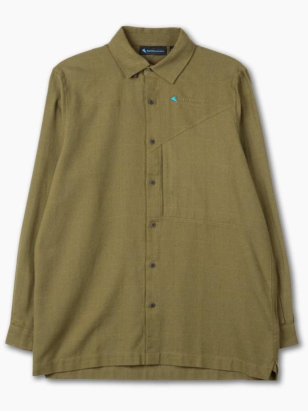 Men's Helheim Long Sleeve Shirt Olive - KLATTERMUSEN - BALAAN 2