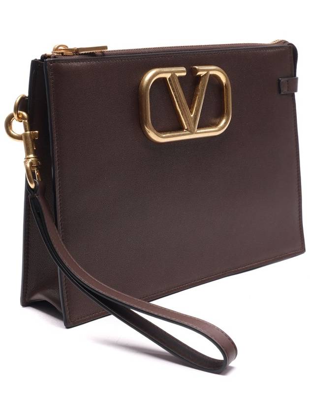 23SS Men's V Logo Signature Clutch Bag (2Y2P0P09_LMG_KG8_23S) - VALENTINO - BALAAN 3