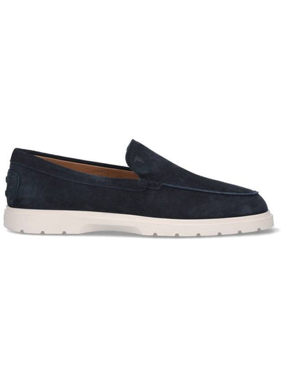 Casual Suede Slipper Loafers Navy - TOD'S - BALAAN 2