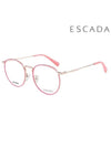 Glasses Frame VES968F 0D03 Round Titanium Men Women - ESCADA - BALAAN 2