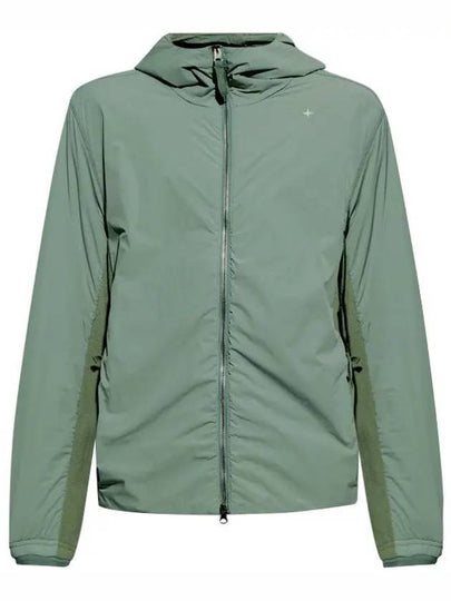 Stellina Hooded Jacket Sage Green - STONE ISLAND - BALAAN 2