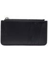 Two-Tone Zipper Card Wallet Black Beige - MAISON MARGIELA - BALAAN 5