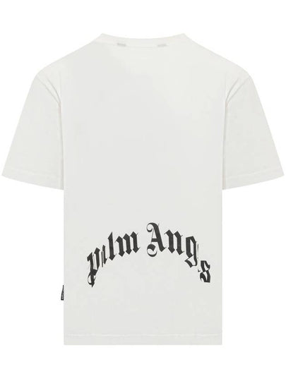 Palm Angels Back Curved Slim Tee - PALM ANGELS - BALAAN 2