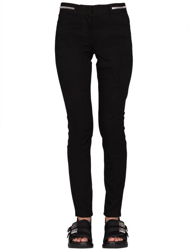 Women's 4G Detail Straight Jeans Black - GIVENCHY - BALAAN 2