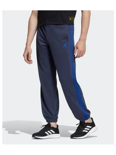 Logo Stripe Track Pants Navy - ADIDAS - BALAAN 1