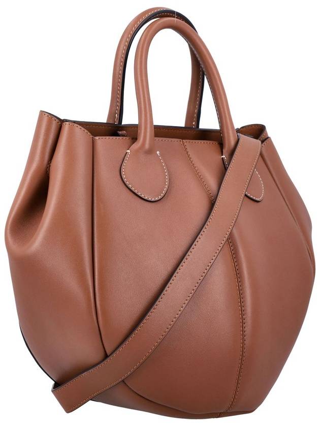 Punch Small Tote Bag Chestnut - JW ANDERSON - BALAAN 3